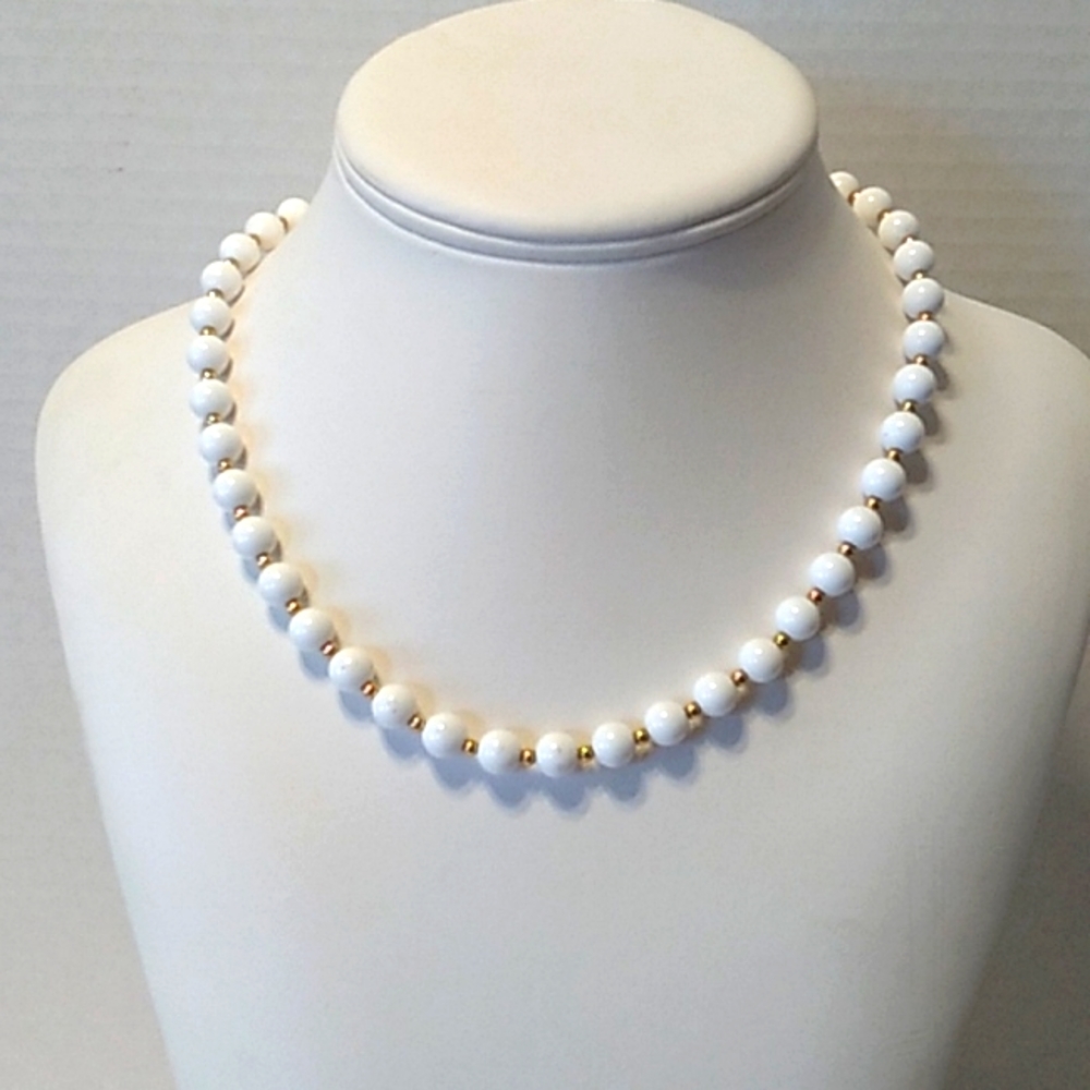 Vintage Monet Pearl Necklace